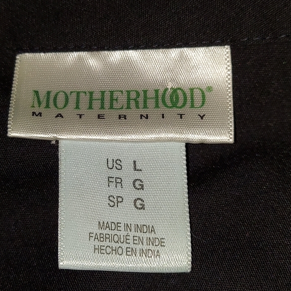 SOLD 🚫Motherhood black maternity dress size L - Picture 9 of 11